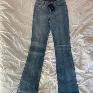 fashion nova high waisted boot leg jeans